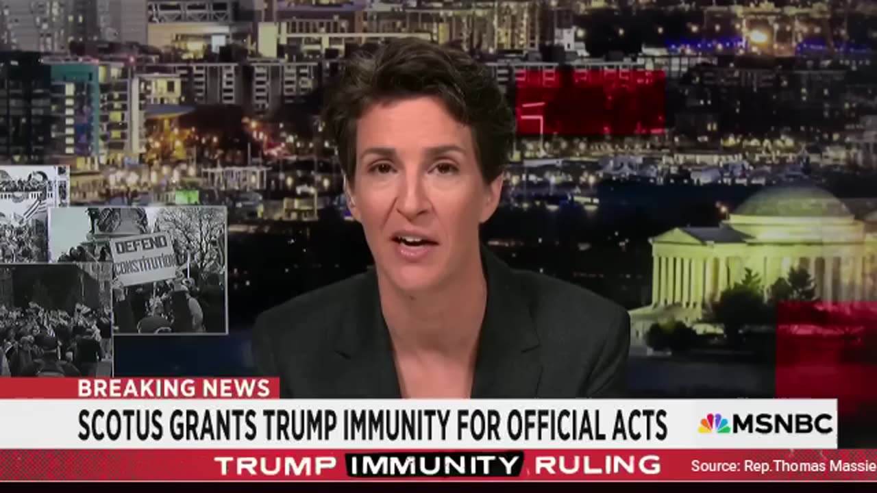 Maddow Goes Berserk, Says Trump Can Assassinate Opponents Under Immunity Ruling