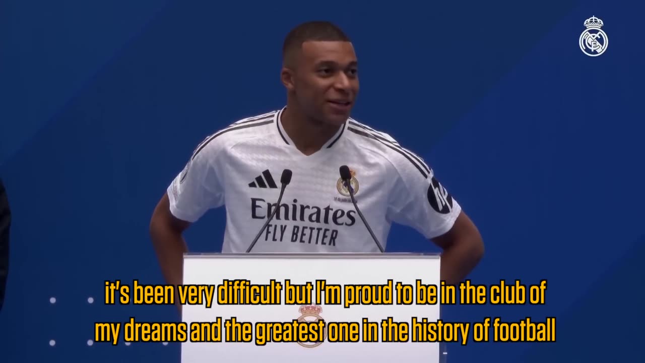 ⭐️ THIS HAS BEEN MY DREAM! ⭐️ Kylian Mbappe’s Real Madrid UNVEILING