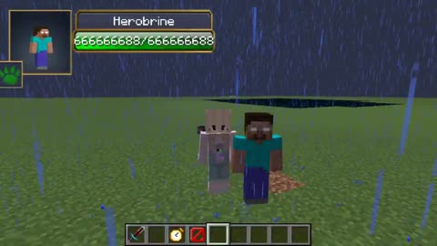 Herobrine vs Error422 all Сreepypasta mobs in minecraft part 73