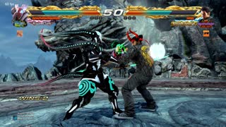 Tekken 7 gameplay Kazuya vs Yoshimitsu