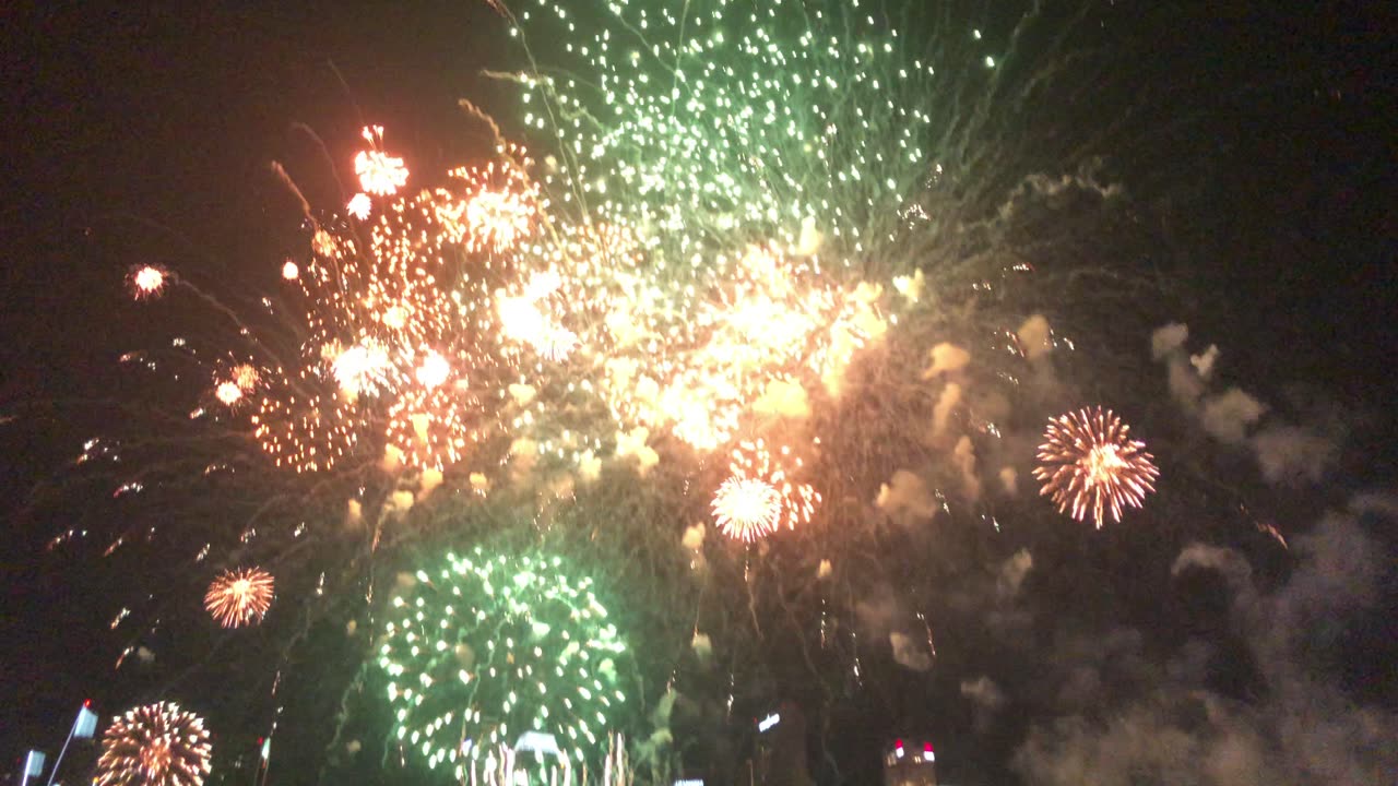 Singapore fire works