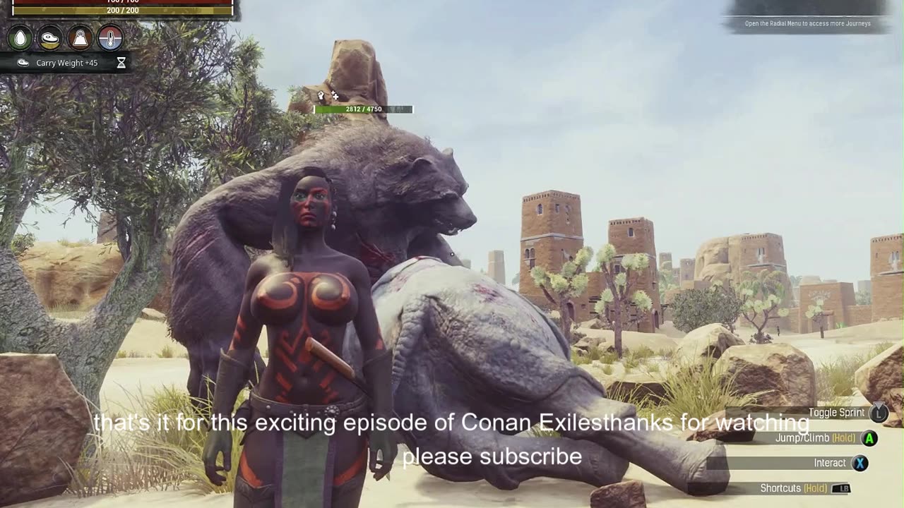 Conan Exiles, update 2 09, Leveling up werewolf , busty, Boobs, breast expansion, silicone boob