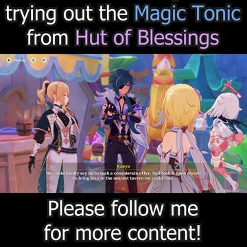 Jean and Kaeya in the Hut of Blessings 3