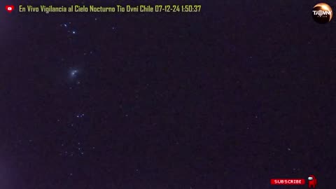 Live Night Sky Surveillance Uncle UFO Chile 06-12-24 Contemplating the Pleiades and M42 Orion