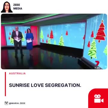 Revoluting channel 7 Australia promoting segregation at Xmas