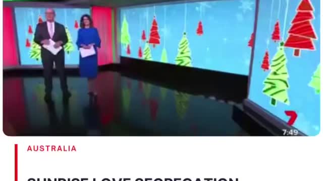 Revoluting channel 7 Australia promoting segregation at Xmas