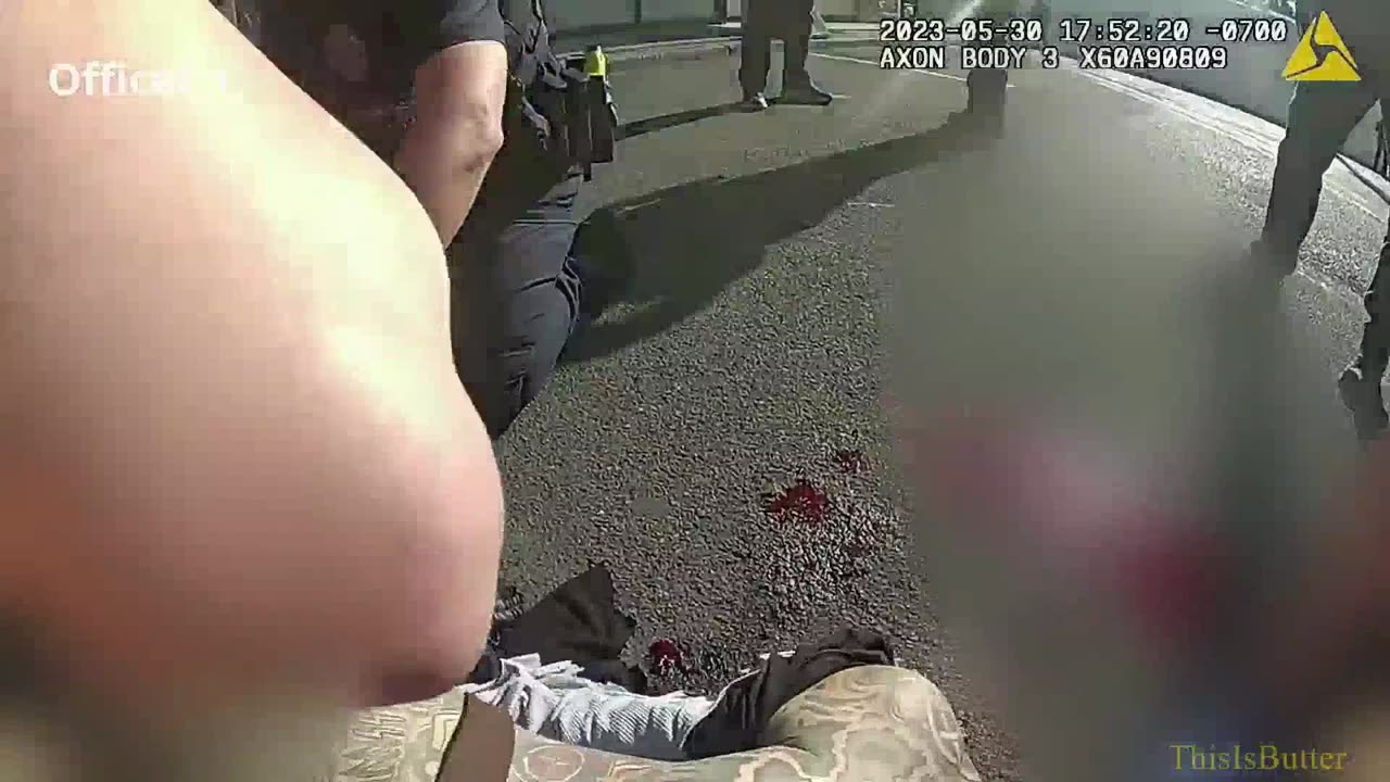 Vancouver police bodycam footage of fatal shooting of robbery suspect at Heights Shopping Center