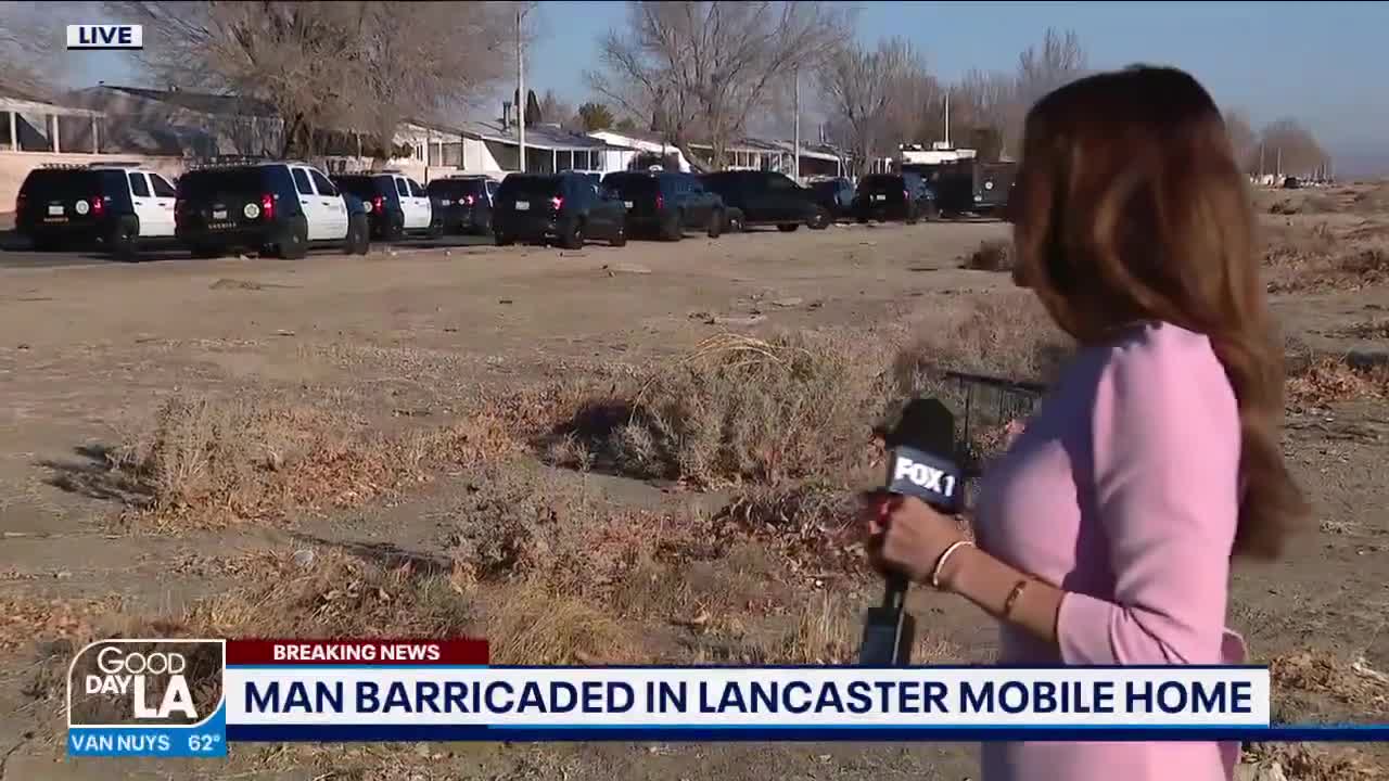 SWAT standoff with barricaded suspect continues in Lancaster