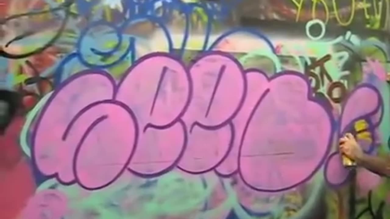Throw-up by SEEN the Graffiti Legend!