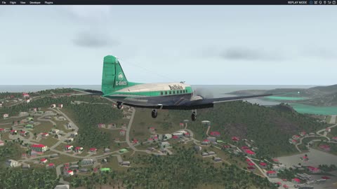 Operating a DC-3 out of St. Barthélemy TFFJ X-Plane 11