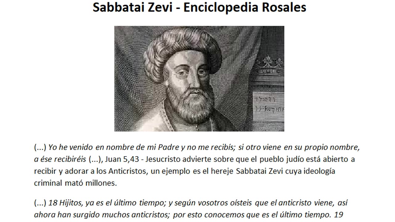 Sabbatai Zevi (hereje fariseo, Turquía) - Enciclopedia Rosales