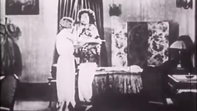 Lingerie 1920s-Silent Film-Public Domain