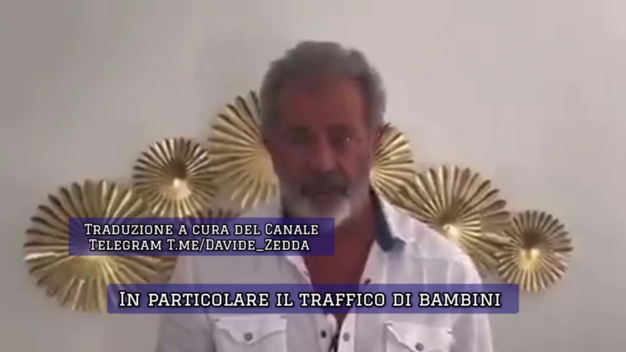 Mel Gibson denuncia il traffico di bambini