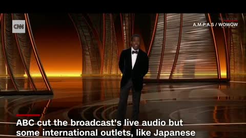 Will Smith hits Chris Rock on stage