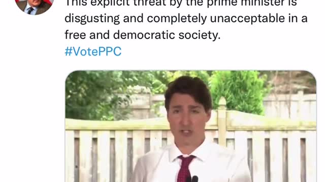Justin Trudeau threatens Canadians with consequences if they don't get vaccinated. - August 18 2021