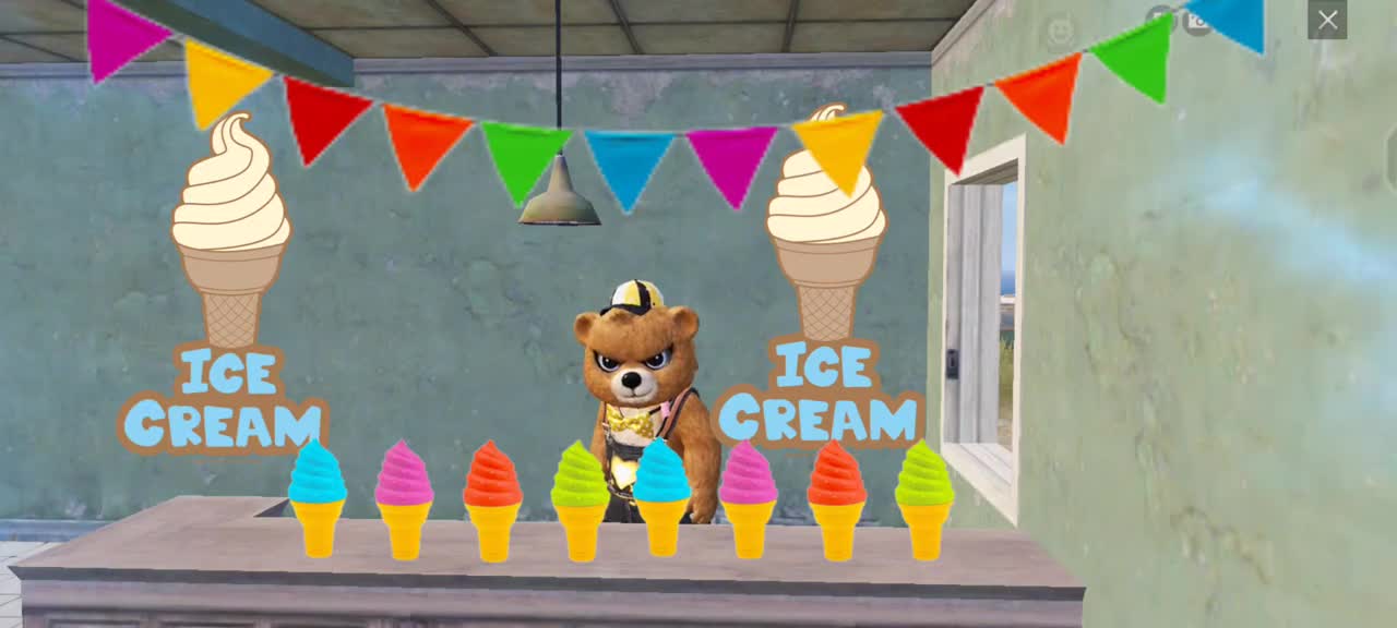 Teddy bear ice cream 🍦