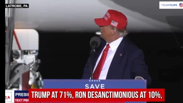 WOW! TRUMP SENDS SHOTS TO RON "DESANCTIMONIOUS" !?!?