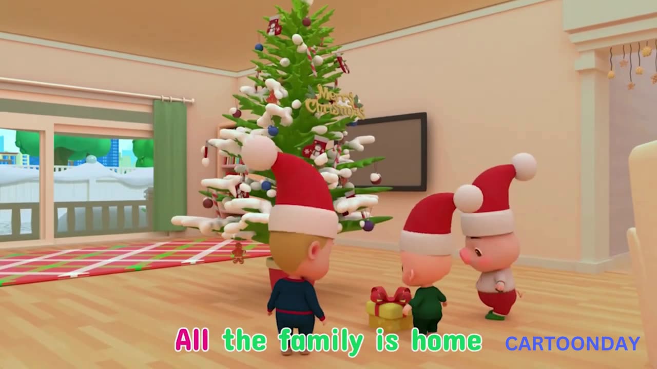 Warm Christmas Nursery Rhymes & Kids Songs