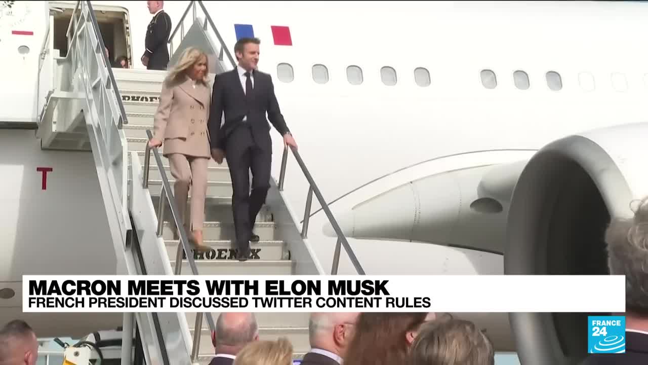 Macron ends US visit with New Orleans trip, meetup with Elon Musk • FRANCE 24 English