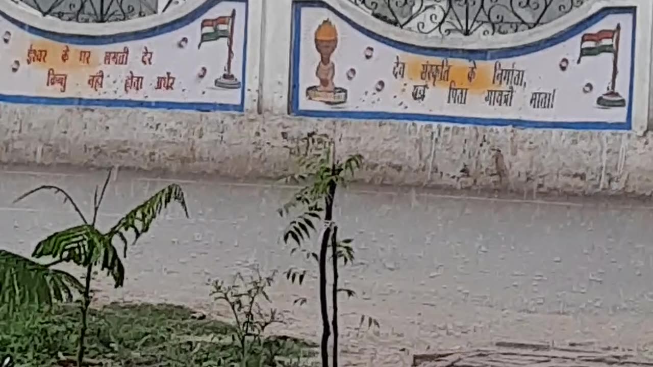 Rain in Indian Local District Shoot on My phone