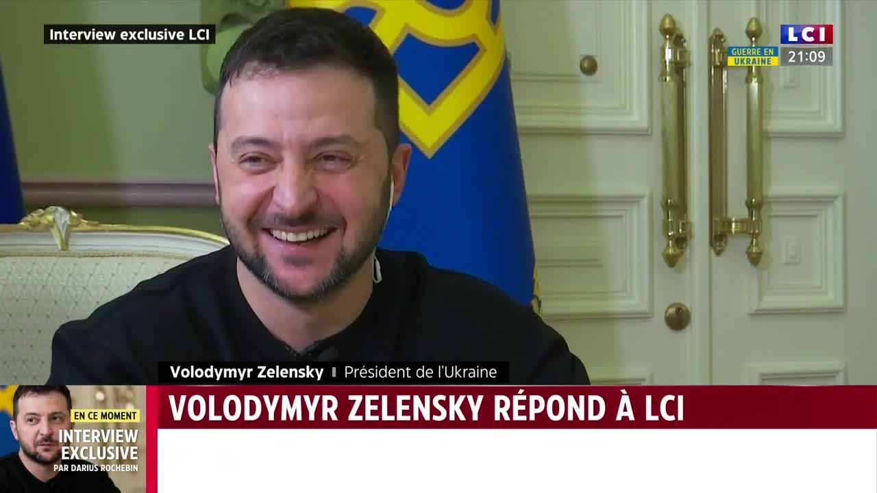 Q20/29 Zelensky interviewed by Rochebin 16 Dec 2022: Zelensky offers mortal combat to Putin
