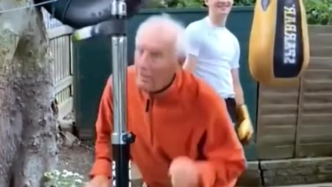 This video actually shows the gramps love for boxing and why boxing is beautiful