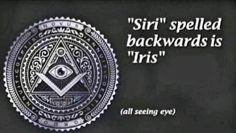 "Siri" spelled backwards is "Iris".