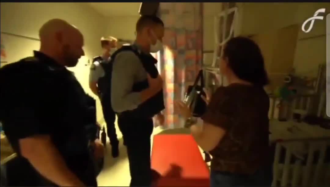 Police take child
