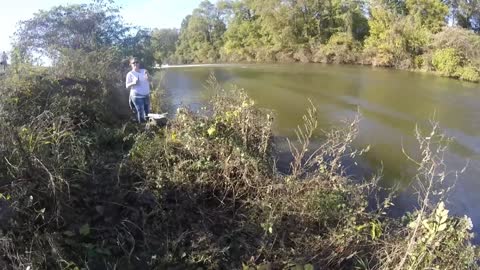 Boat Takes Man's Bait