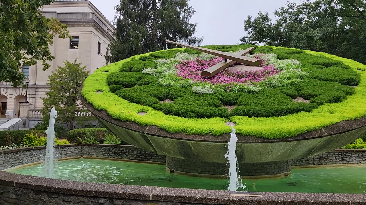 Floral Clock @ Kentucky State Capital, Frankfort KY