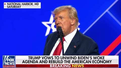 Trump Lay's out 2024 Stakes in CPAC Speech