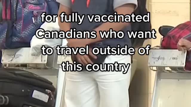 BREAKING Canada working on proof-of-vaccination credentials for international travel.