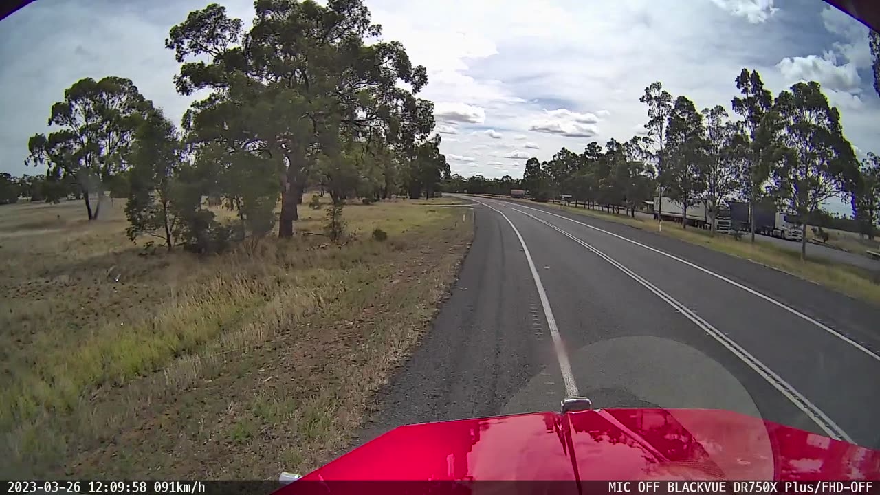 Swerving Car Causes Close Call