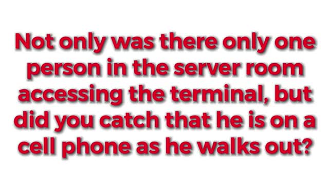 MAYBE THIS ONE OF THOSE ROGUE EMPLOYEES WE HEARD ABOUT!