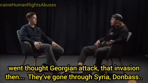 In an Interview a Ukrainian militant