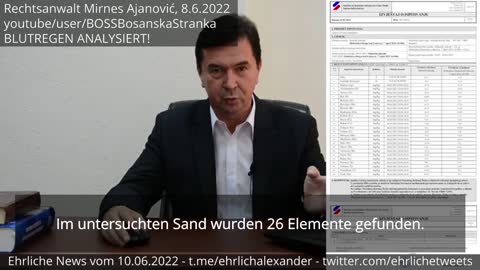 🇧🇦🩸 SAHARA-STAUB-BOSNIEN-Erschreckendes Analyseergebnis