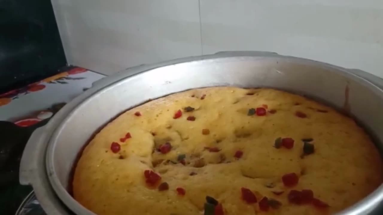 Custard Fruit Cake