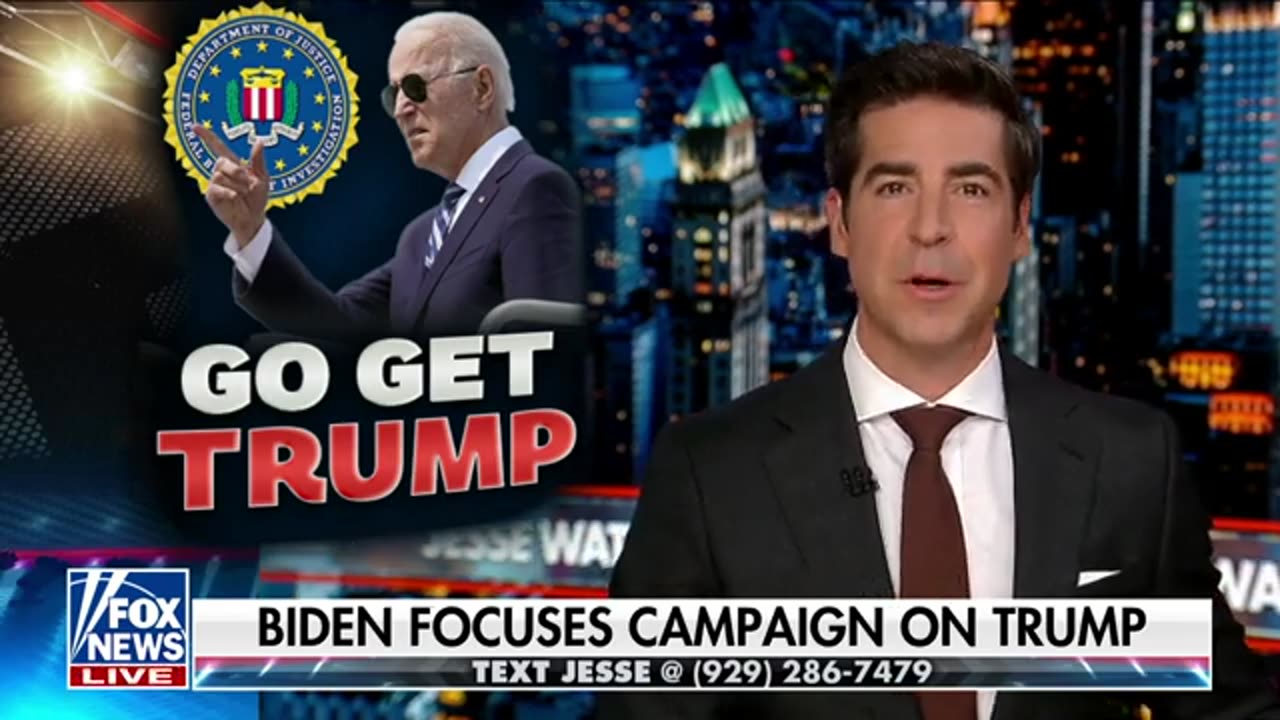 Jesse Watters: Biden makes every tragedy about himself