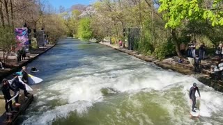 Surfing in Munich