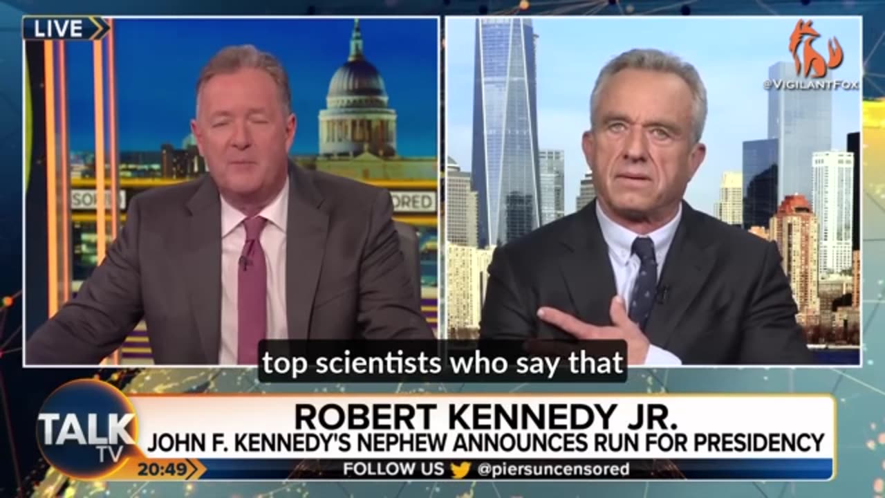 Robert Kennedy Jr. Piers Morgan on the COVID Vaccine Debate (The Vigilant Fox - April 2023)