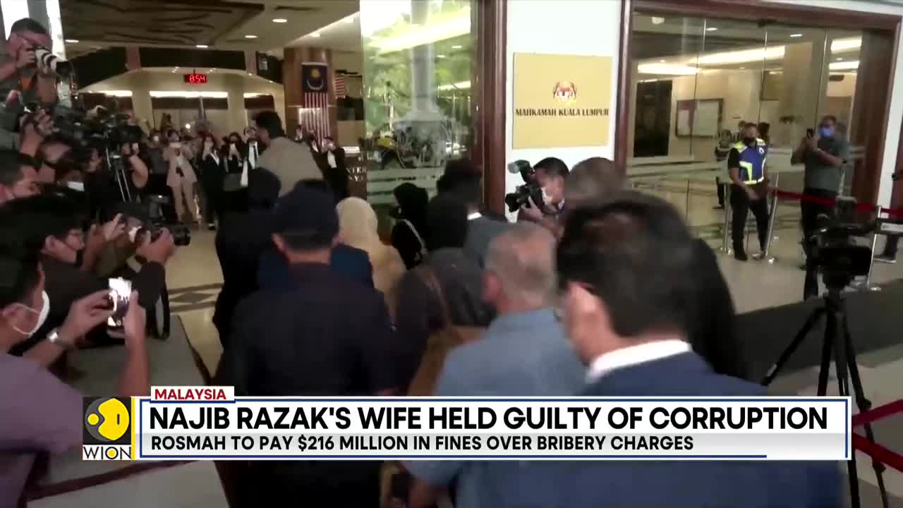 Malaysia's former PM Najib Razak's wife gets 10 years jail for corruption| Latest English News| WION