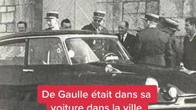 60 years ago, President Charles de Gaulle.