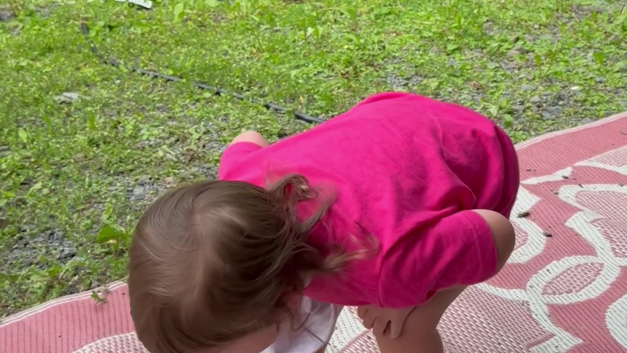 Sissy tried to scare her. Well, that backfired!