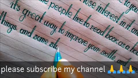 Extremely Cear PenManship | Flawless, Delightful Cursive Composition | Calligraphy | Composing