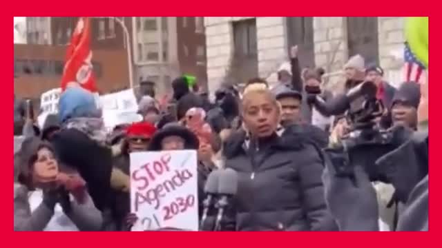 THIS LADY PROTESTER IS PURE FIRE. MUST WATCH!!