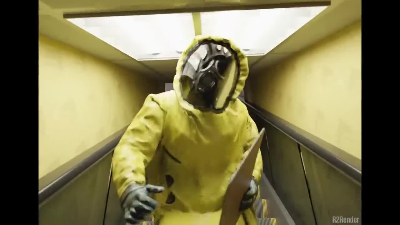 The Backrooms Endless Escalators (Found Footage)
