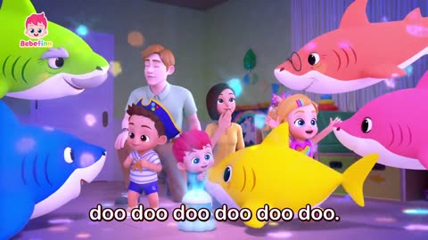 Baby Shark and Bebefinn Doo Doo Doo | Songs for Kids | Bebefinn - Nursery Rhymes & Kids Songs