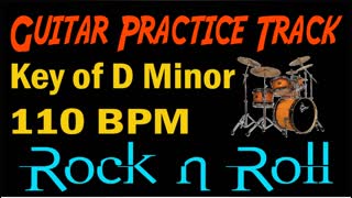 Rock Backing Track 110 bpm in the Key of Dm