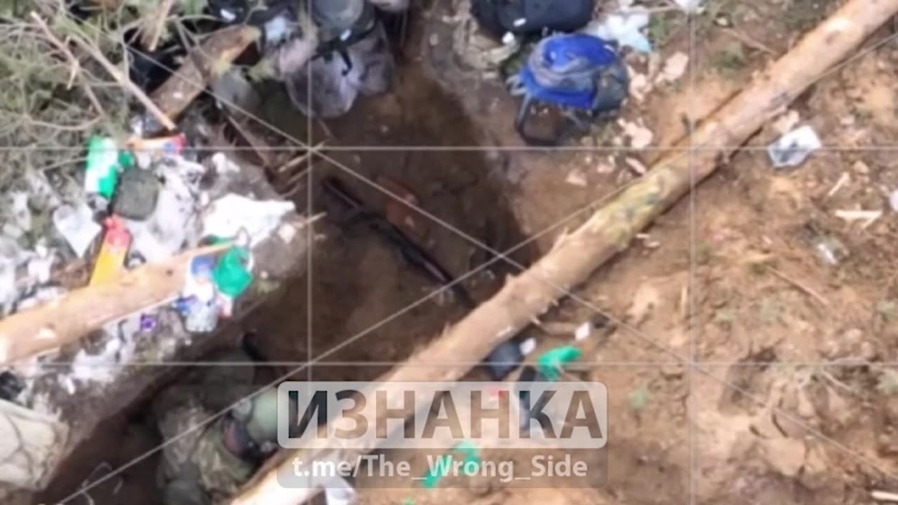 The video captures the storming of an AFU stronghold in a wooded area.