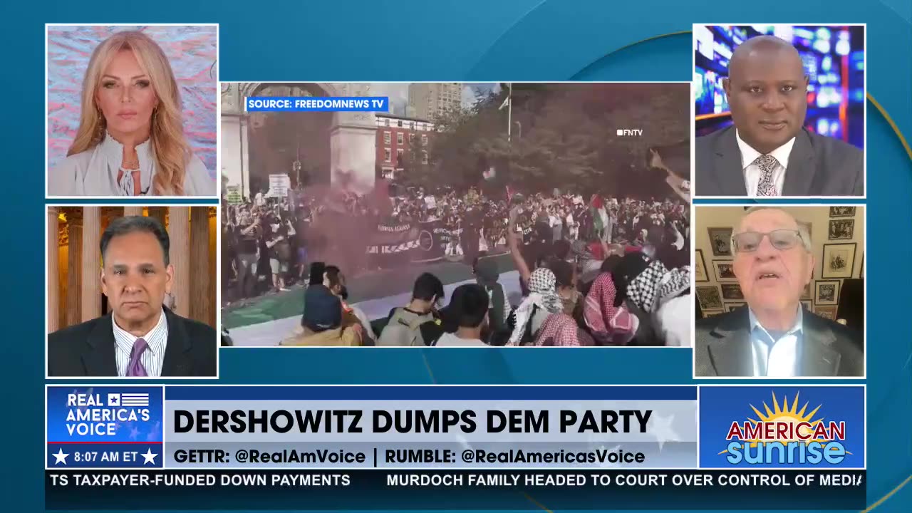 Dershowitz Dumps Democratic Party!